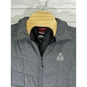 Gerry Puffer Vest Women's M Gray Puffy Quilted Soft Warm Outdoors Travel Hiking